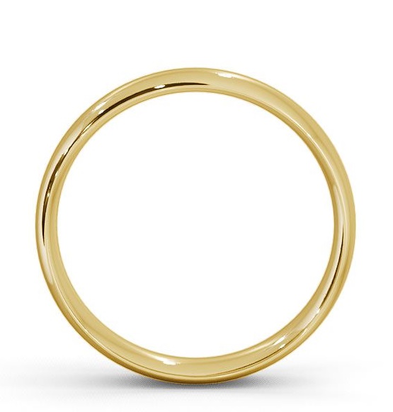 Mens Plain Traditional Court Wedding Ring 9K Yellow Gold WBM2_YG_THUMB1 