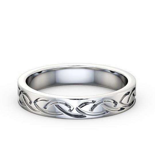Mens Celtic Style Wedding Ring 18K White Gold WBM34_WG_thumb1.jpg