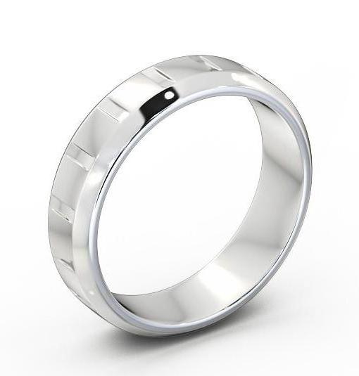 Mens Tapered Wedding Ring 18K White Gold WBM36_WG_THUMB1_2.jpg 
