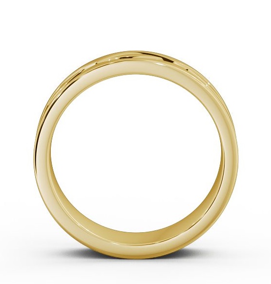Mens Patterned Infinity Wedding Ring 9K Yellow Gold WBM43_YG_thumb1.jpg 