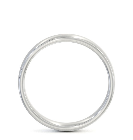 Mens Plain Double Comfort Wedding Ring 18K White Gold WBM46_WG_THUMB1 