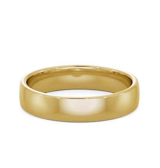 Mens Plain Double Comfort Wedding Ring 18K Yellow Gold WBM46_YG_THUMB2 