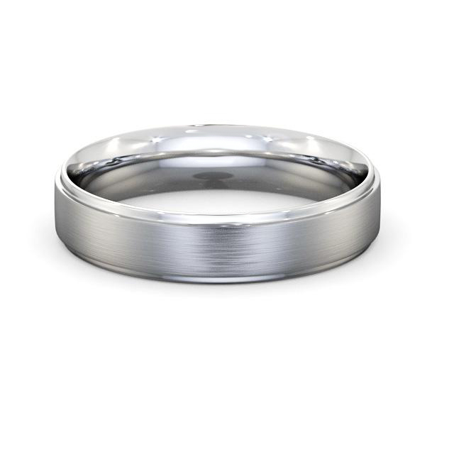 Mens Wedding Ring Platinum - Ramsden (Matt) WBM9B_WG_HAND