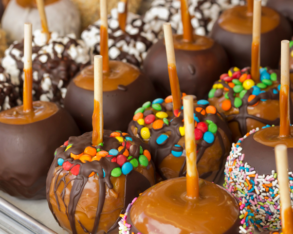 Have a toffee apple snack bar