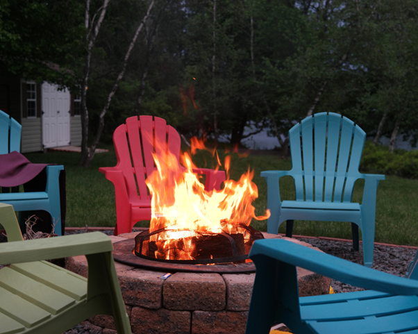 Set up fire pits