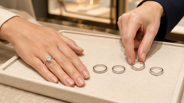 Choose the Wedding Band at the Same Time