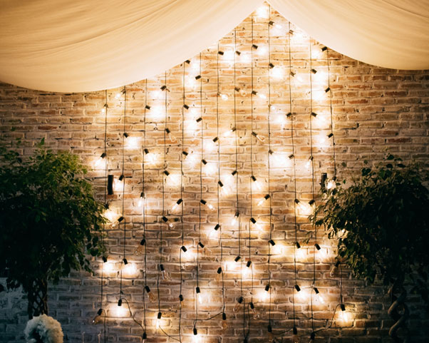 Decorate with fairy lights